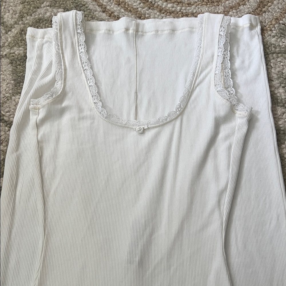 SKIMS White Maxi Dress